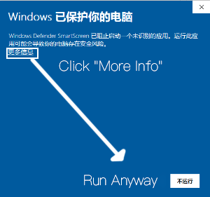 Windows Run anyway